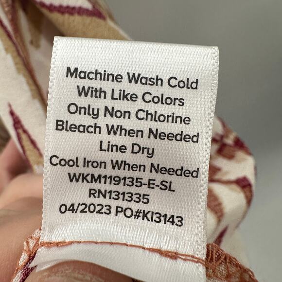 EVEREVE NWT Brown Orange Mila Maxi Wrap Kimono Cover Up Top // M/L - Picture 10 of 15